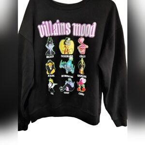 2082) Disney Villains Character Mood  Sweatshirt Junior XL (15-17)